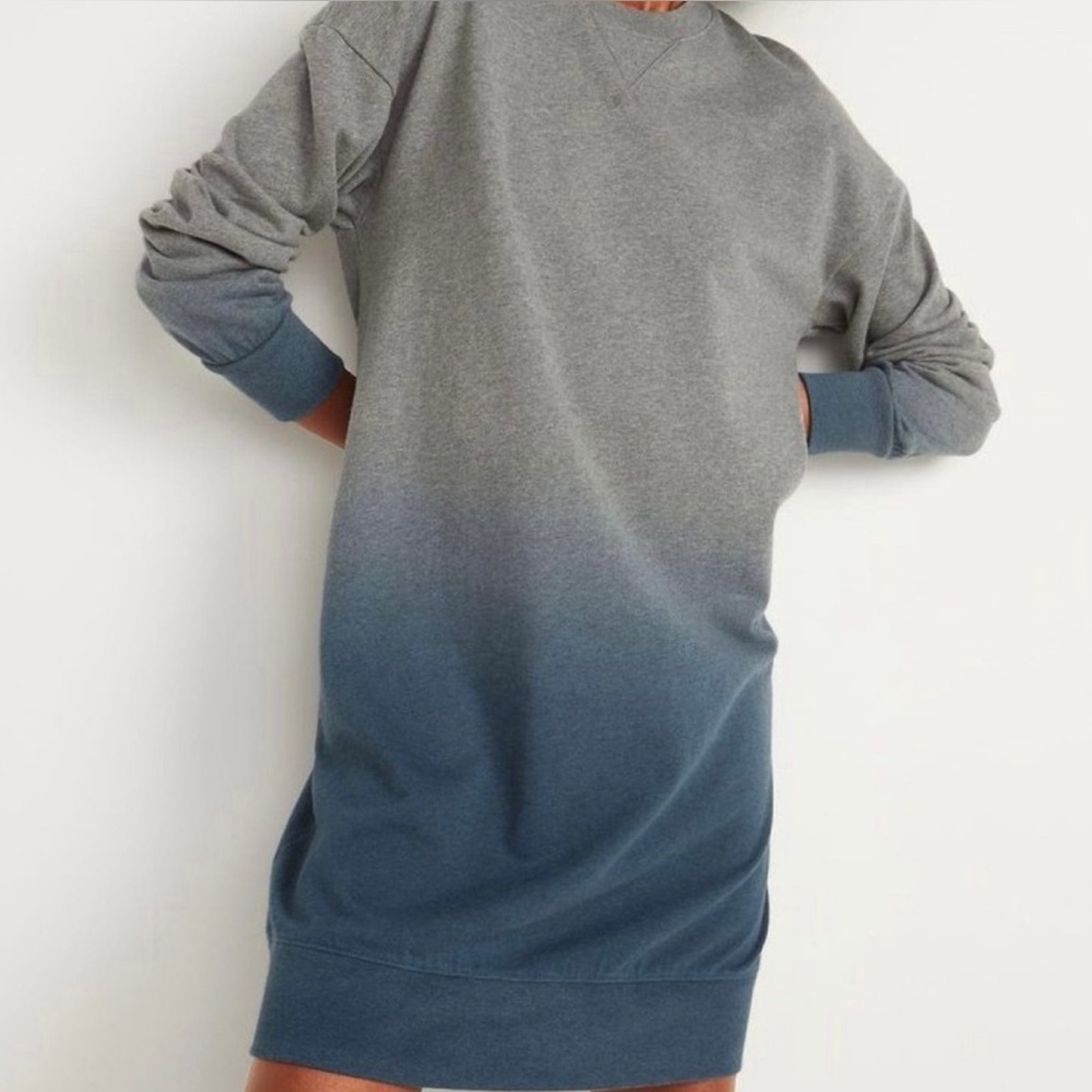 Old Navy ombré sweatshirt dress, XL